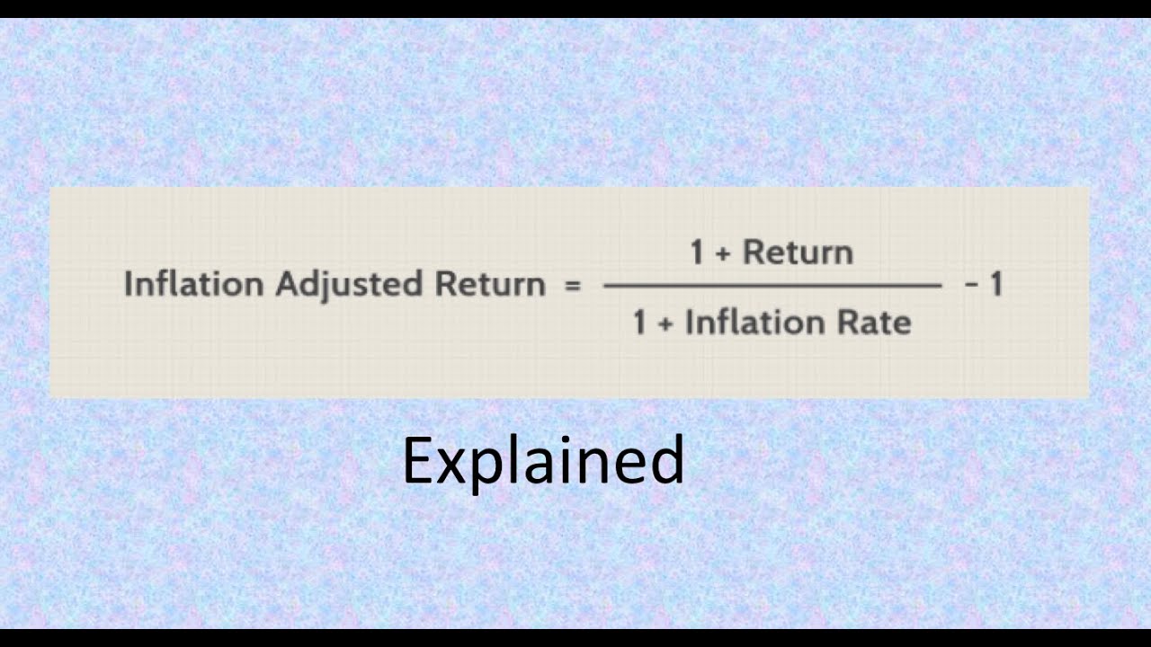 Inflation Adjusted Return Explained