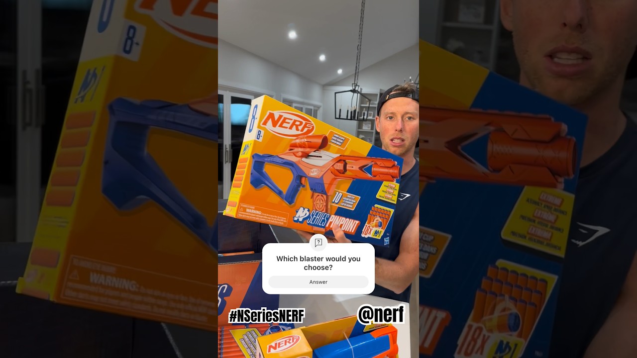 НОВАЯ СЕРИЯ NERF N1 #NSeriesNERF @NerfOfficial