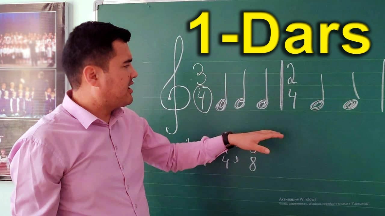1-Dars ( Nota nomlari va joylashishi )