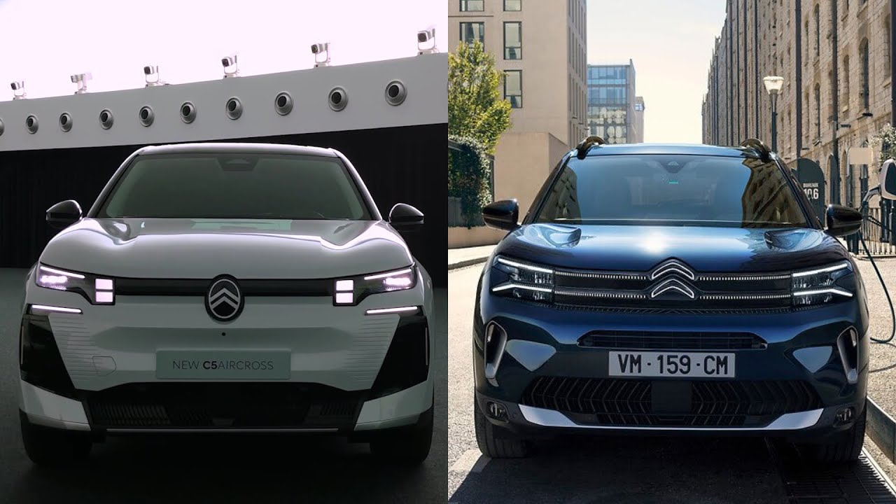 All-new Citroen C5 Aircross 2026 vs Old generation Citroen C5 Aircross 2025 |  Design Comparison