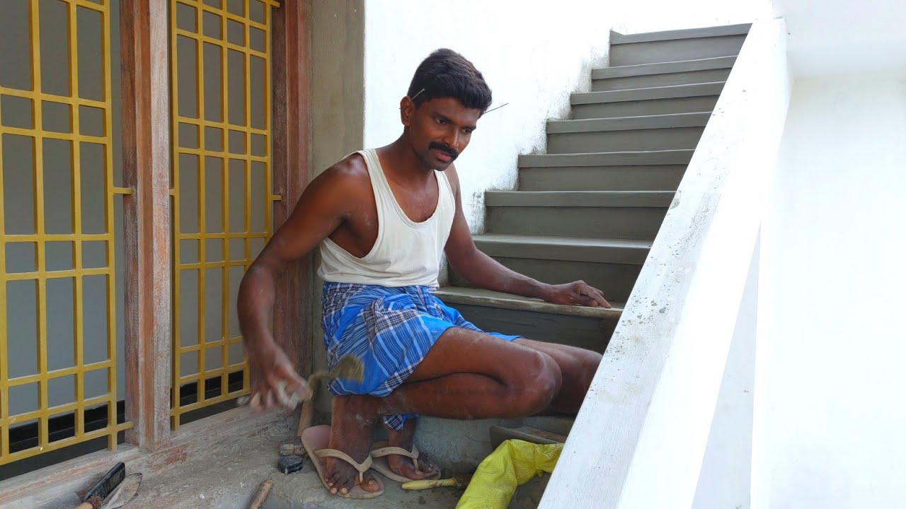 Amazing! Staircase plaster design-House Stairs Design Cutting Border plastering Work
