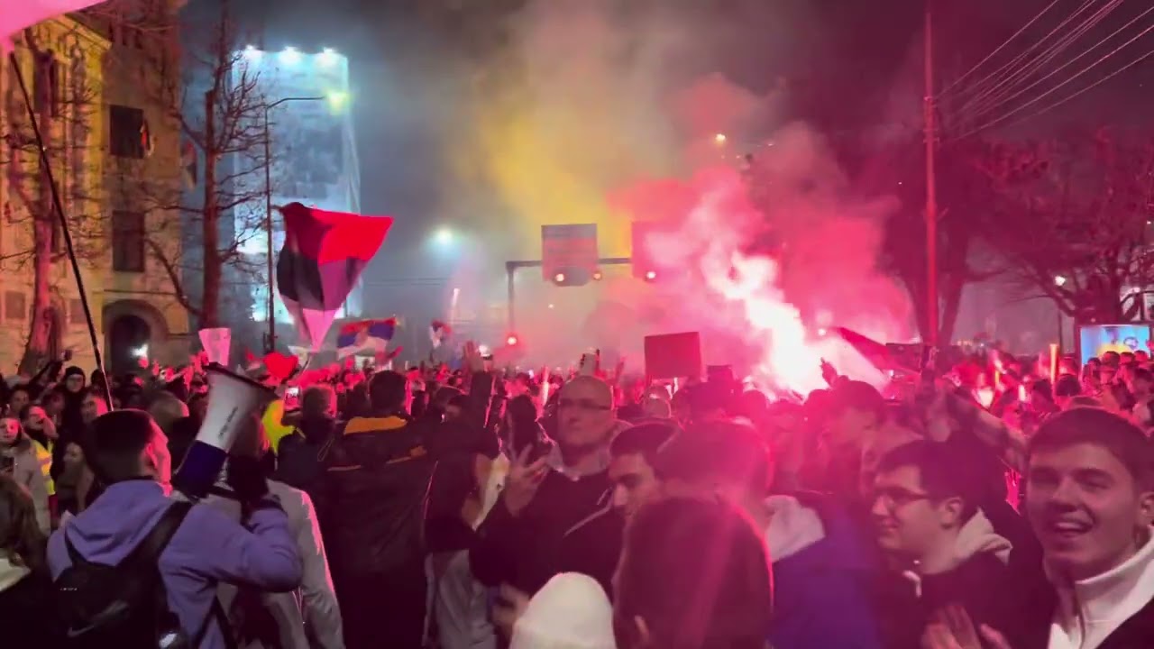 Docek studenata Nis 28.02.2025 Cela kolona