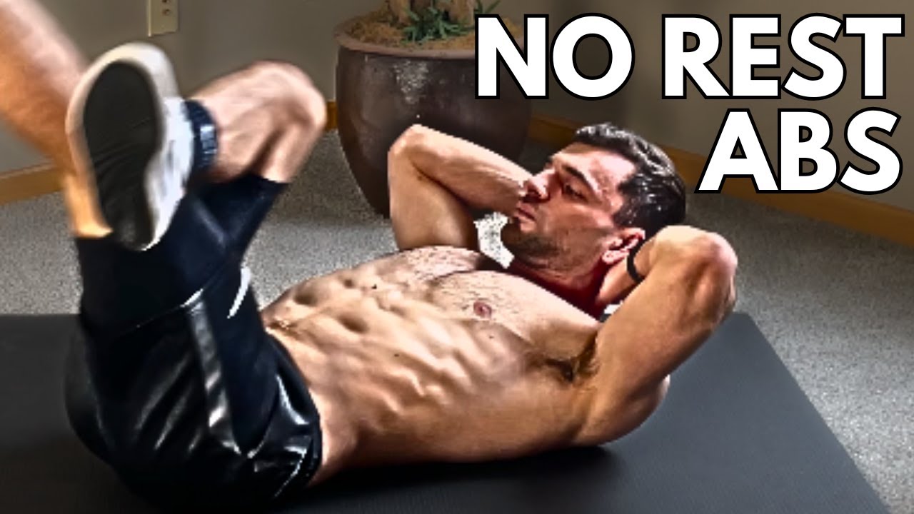 8 Min Bodyweight Ab Workout (No Rest) | Intense Core Burn for Six Pack Abs