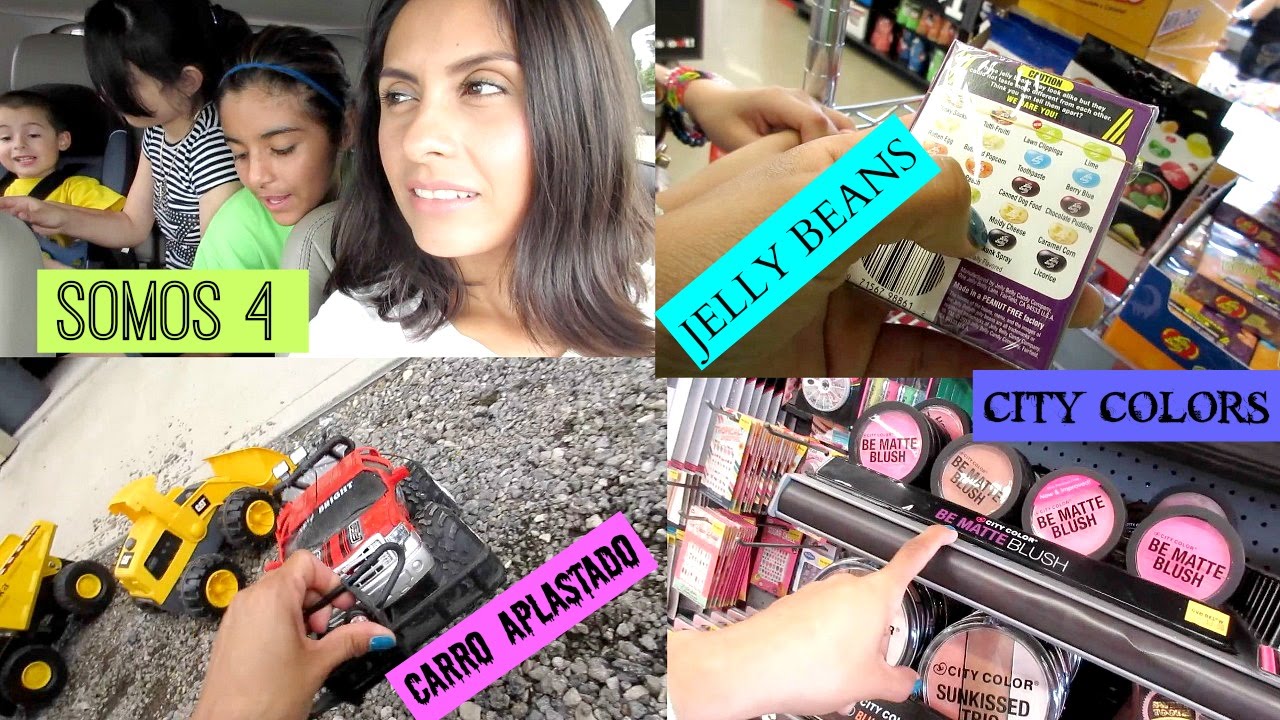 Somos 4 , Compras en Five Below , Maquillaje City Colors , Mayo 16, 2015  ♡IsabelVlogs♡