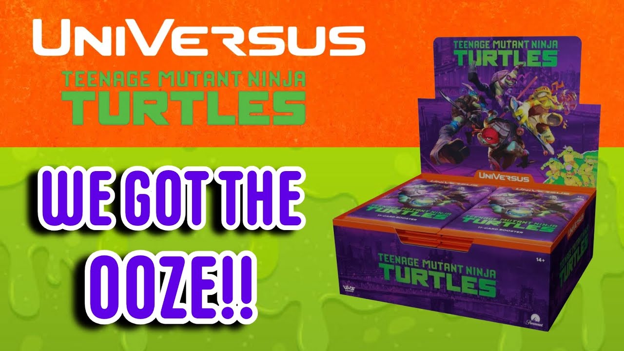 Universus: TMNT Booster box opening | We pulled an OOZE card