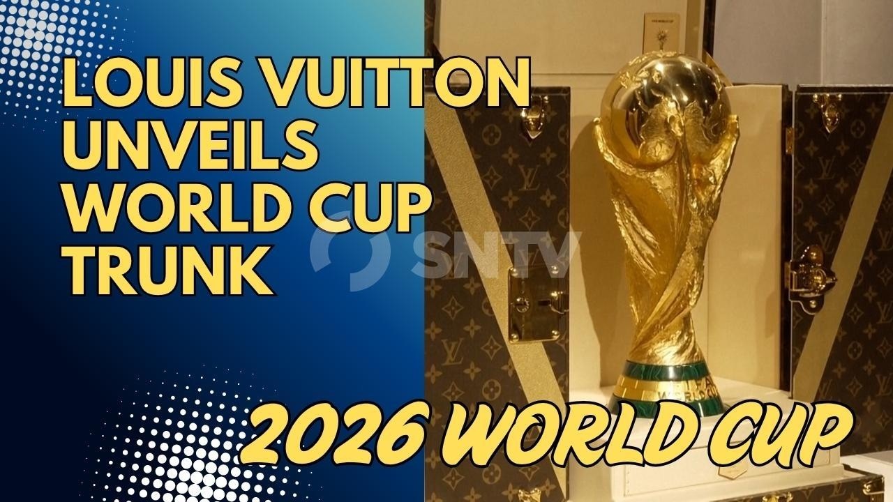 Louis Vuitton unveils the official trunk for the World Cup Trophy