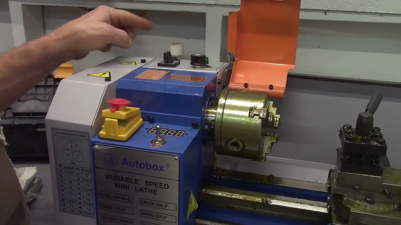NEW Toy - Autobox 8x16 Lathe Part 1