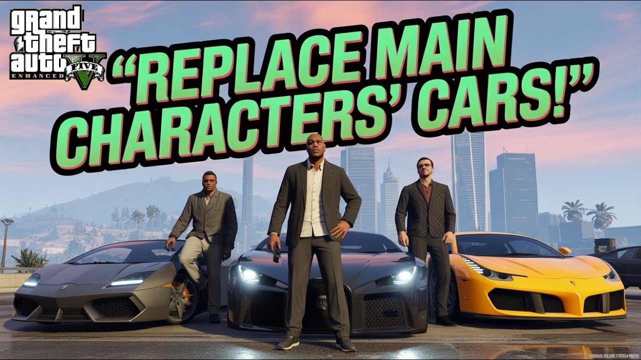 🔥 “How to Replace Main Characters’ Cars in GTA V Enhanced | Easy Mod Guide”