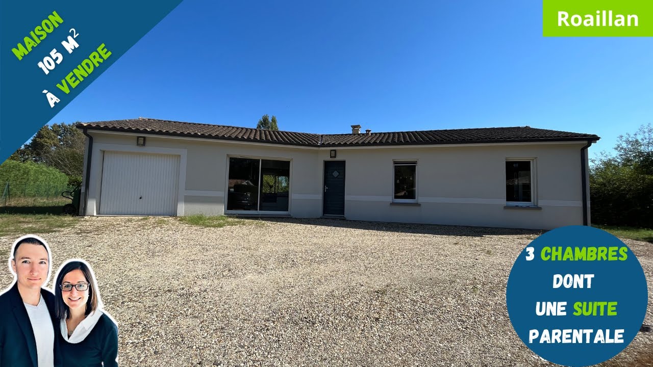 Maison contemporaine &agrave; vendre Roaillan 33210