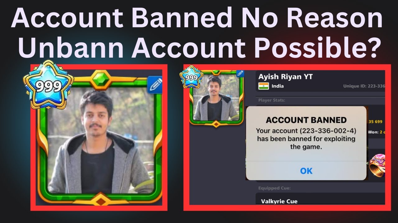 Unbanned 8 Ball Pool Account / Miniclip Banned Unlimited 8BP Account