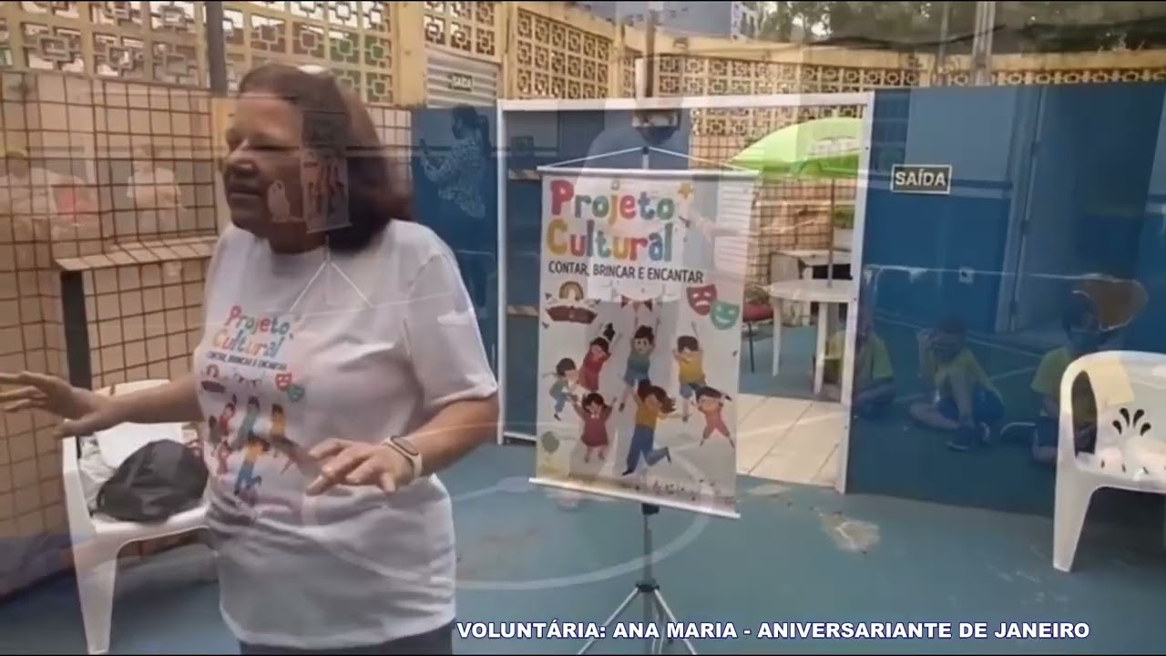 PARABÉNS ANA MARIA, VOLUNTÁRIA ANIVERSARIANTE DO MÊS DE JANEIRO.