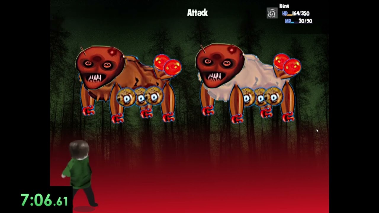 Fear & Hunger Fangame Speedrun any% World Record!!! Shepard Ending Kene & Sabrini Cards of Horror