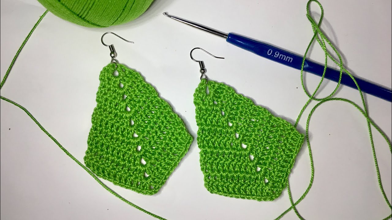 Drop Crochet Earrings