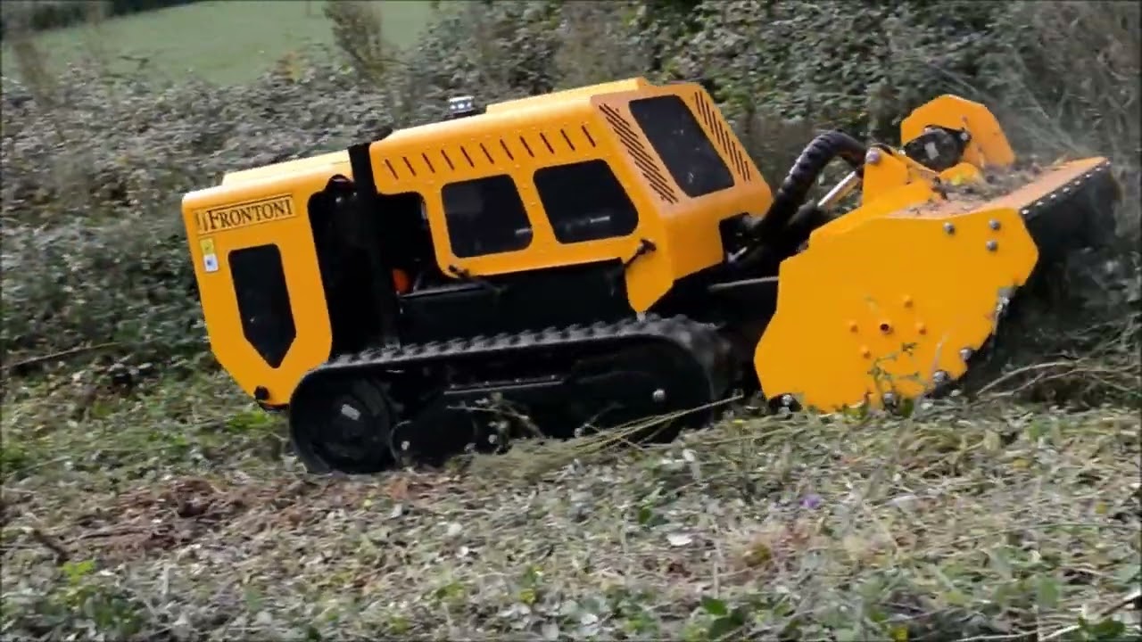 Fedezd Fel a GECKO 60HP Képességeit: Erdészeti Zúzó, Rézsűkasza, Bozótirtó