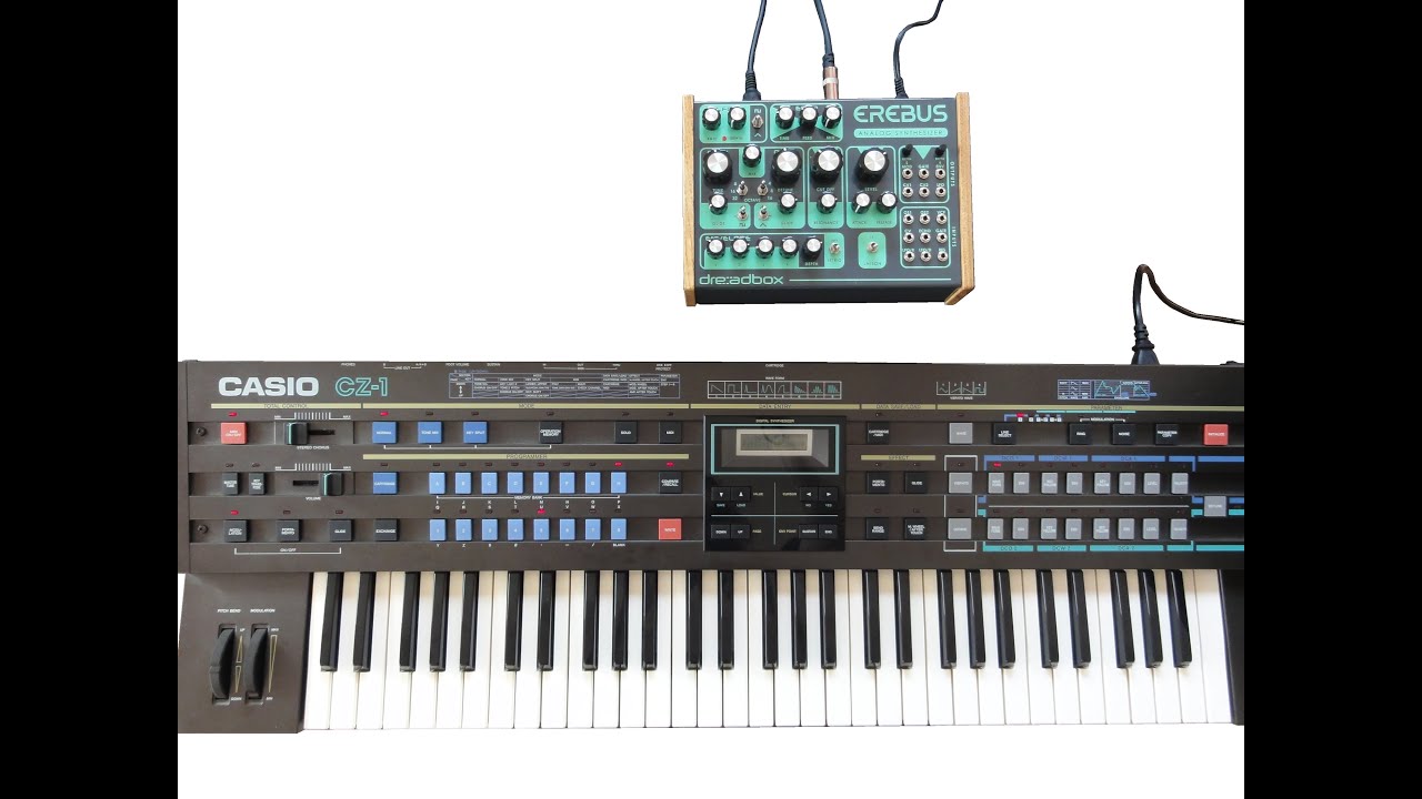 Casio CZ-1 Running through the Dreadbox Erebus Filter