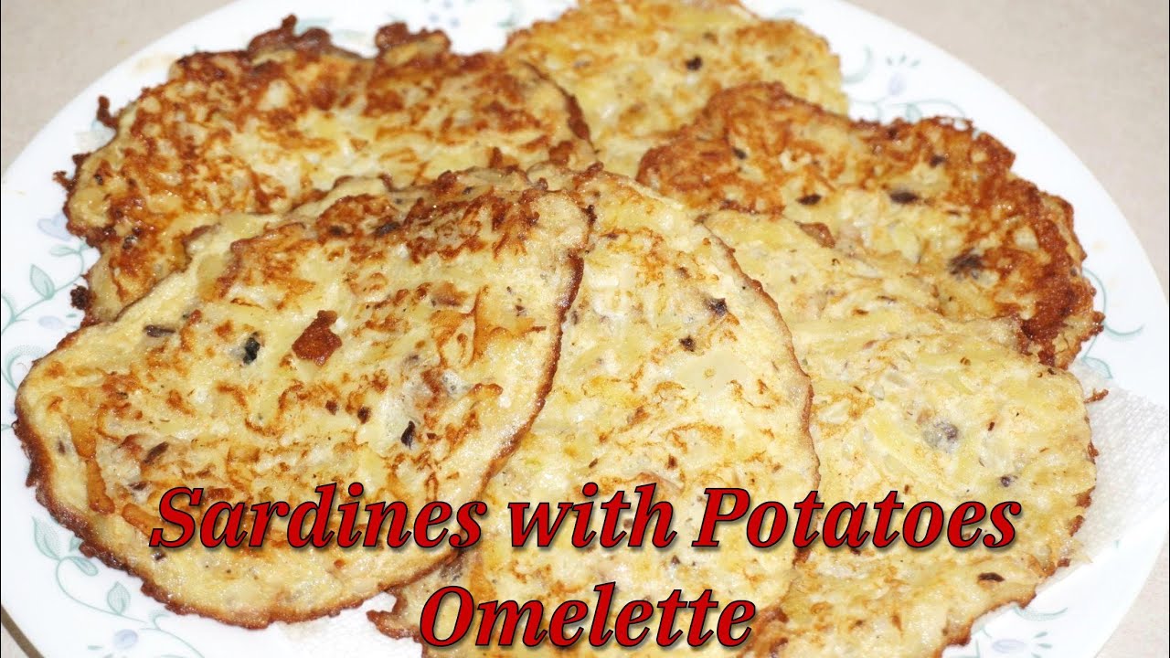 HOW TO MAKE SARDINES WITH POTATOES OMELETTE | Show-Me Home Cooking | 032
