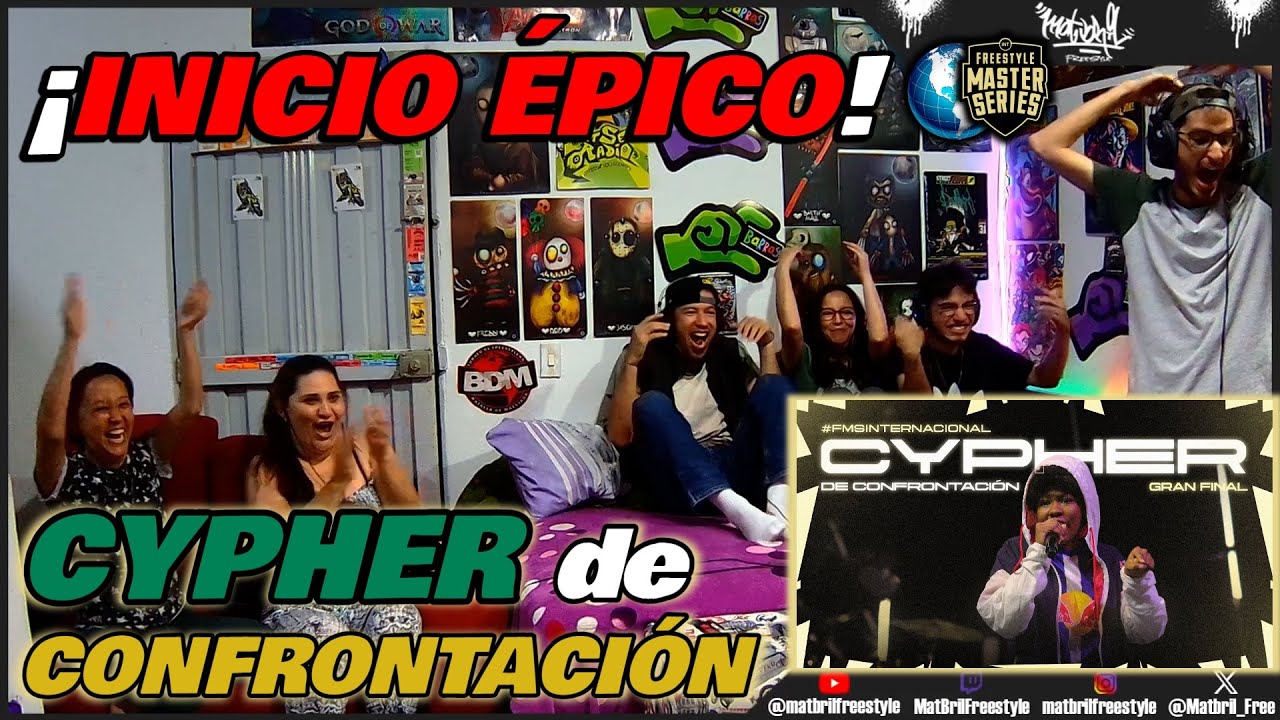 🔴COLOMBIANOS REACCIONAN al CYPHER de CONFRONTACIÓN - ¡UN INICIO ÉPICO! [FMS INTERNACIONAL 2024]