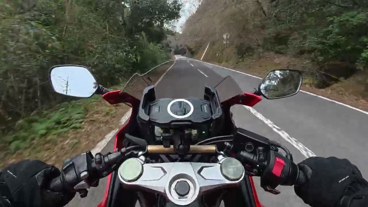 POV RIDE HONDA CBR650R(2021) part.5 winter mountain pass