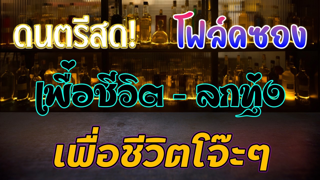 ดนตรีสดร้านเหล้า เพื่อชีวิตโจ๊ะๆ หมอลำ ลูกทุ่งโคตรเพราะ เหมือนฟังที่ร้าน ฟังยาวๆ เพลงฮิต เอาใจคนฟ