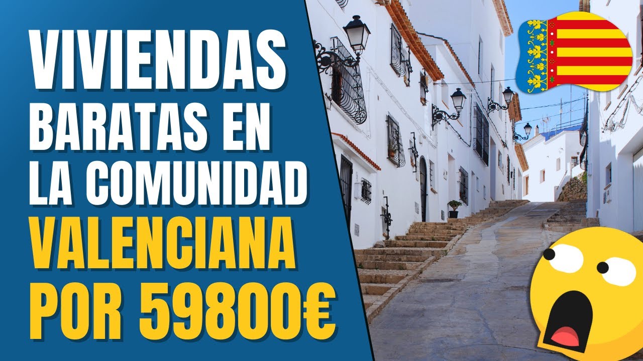 🇪🇸 DESCUBRE los 10 PUEBLOS más BARATOS de la C. VALENCIANA para COMPRAR CASA durante 2026