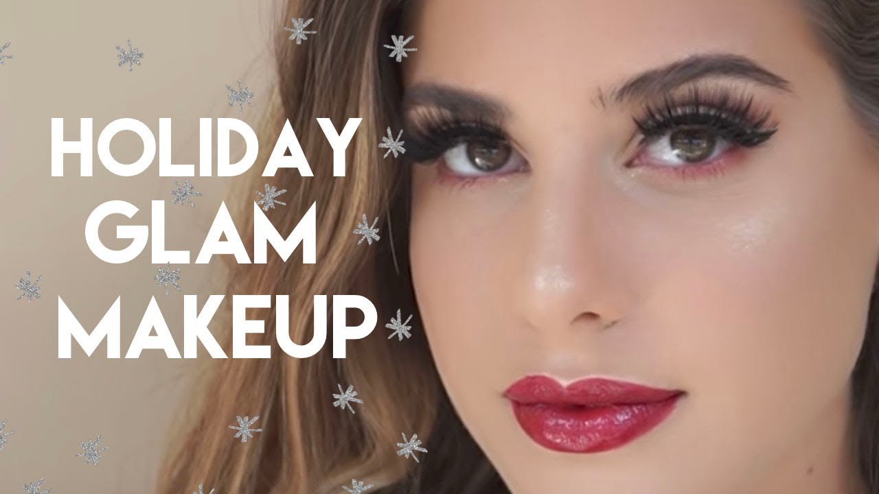 glittery glam holiday makeup tutorial | tarte tutorials