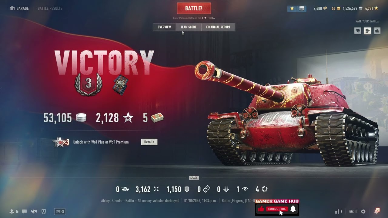 American Monster Unleashed 🇺🇸💣 3000+ DAMAGE in T110E4 | WoW