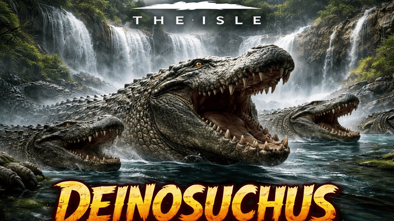 🔴 LIVE | THE ISLE | DEINOSUCHUS PACK – SILENT… BUT DEADLY | !discord !youtube !twitch