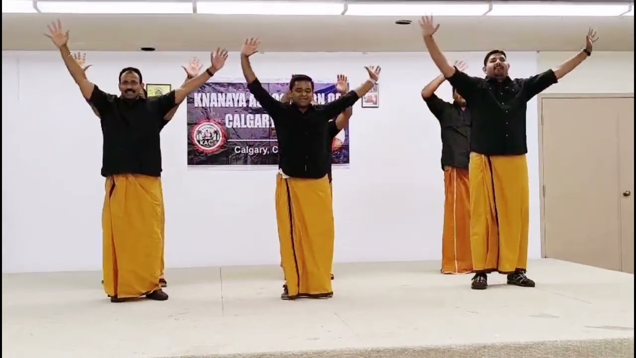 Ayiram Padaswarangal Kilungi Funny Dance | Calgary Kananaya Achayans dance | KAC | Onam Celebration
