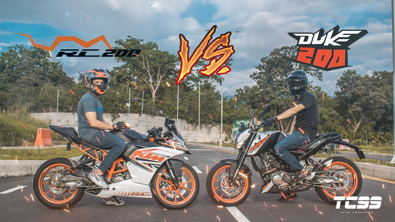 😈 DUKE 200 VS KTM RC 200 ¿NAKED o DEPORTIVA? 🤔 ¿CUÁL COMPRAR?