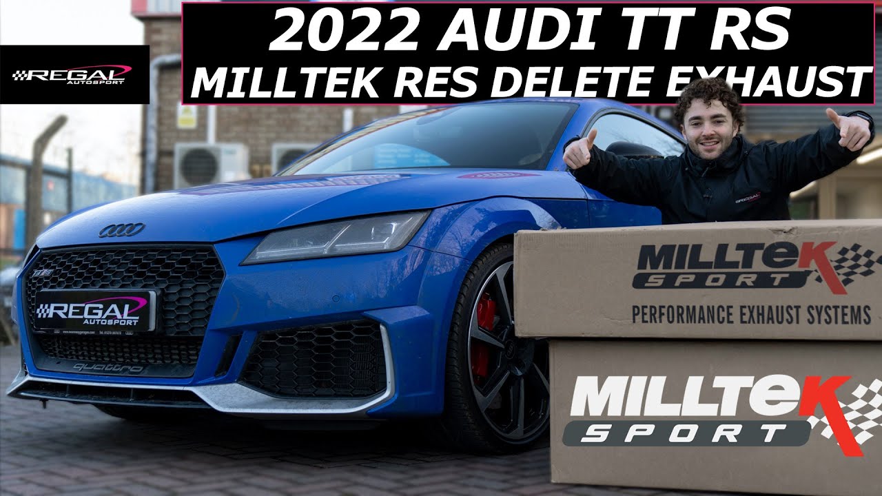 8S TTRS Milltek GPF-Back Exhaust System Upgrade [Before & After Sounds]