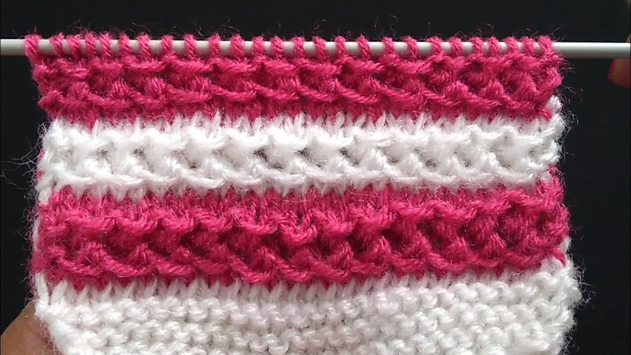 Two Colour Knitting Pattern