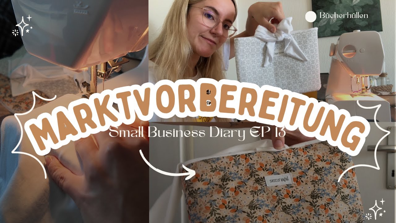 Marktvorbereitung ♡ | Small Business Diary EP 13 | Bisschen nähen