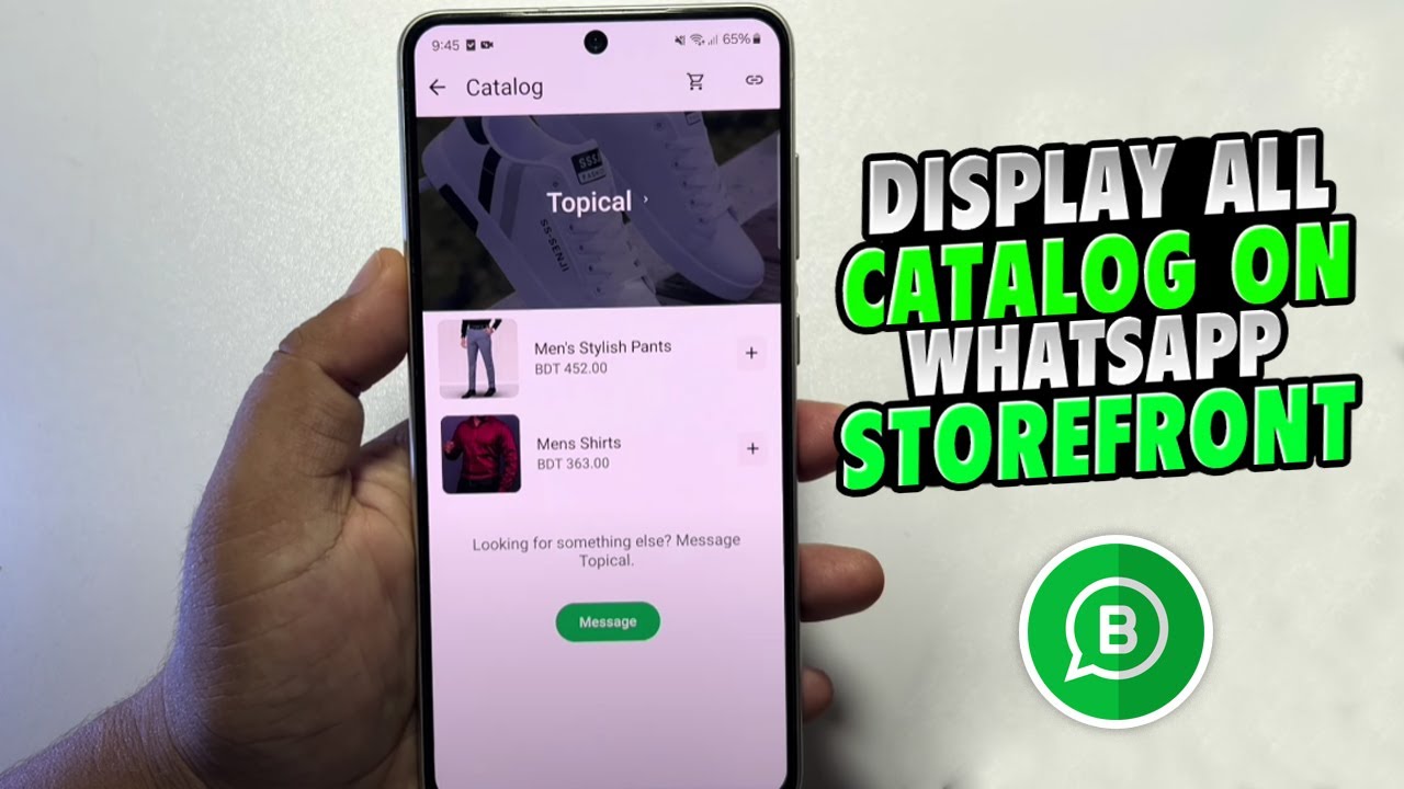 How to Display all Catalog on WhatsApp Storefront (Full Guide)