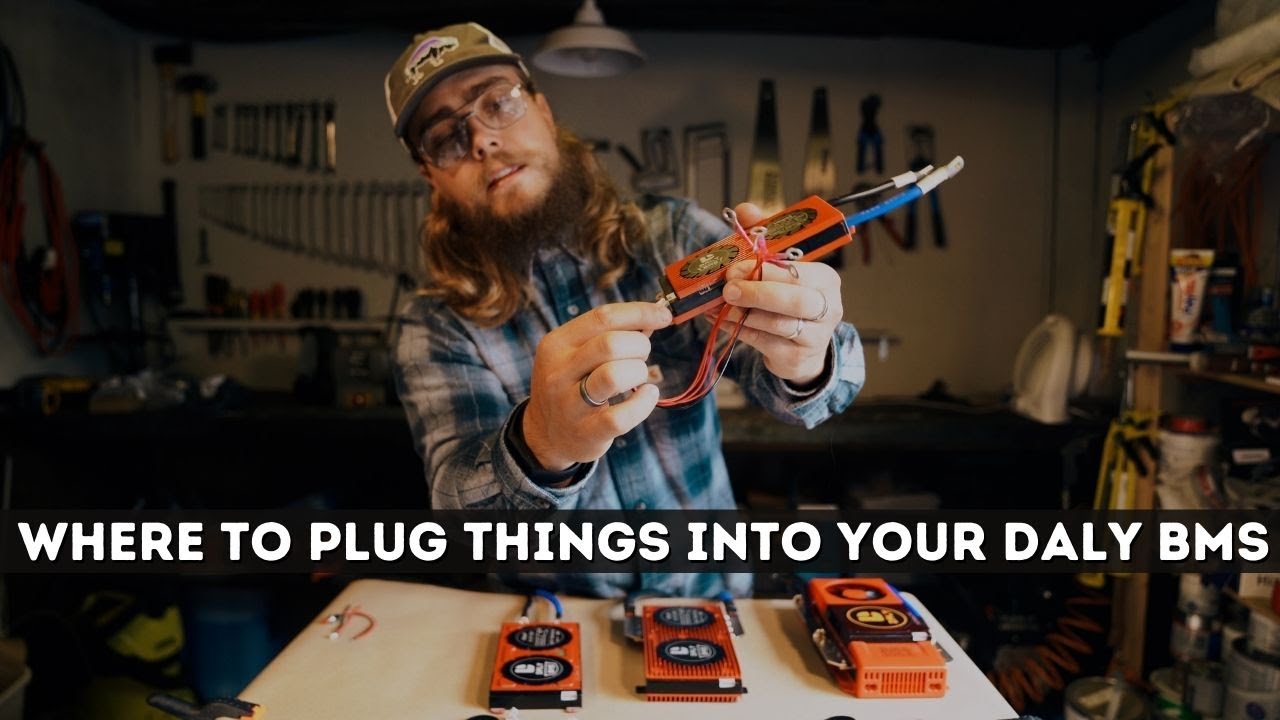 Daly BMS: Where to plug everything in for the Daly Smart BMS 100A, 150A, 200A & 300A