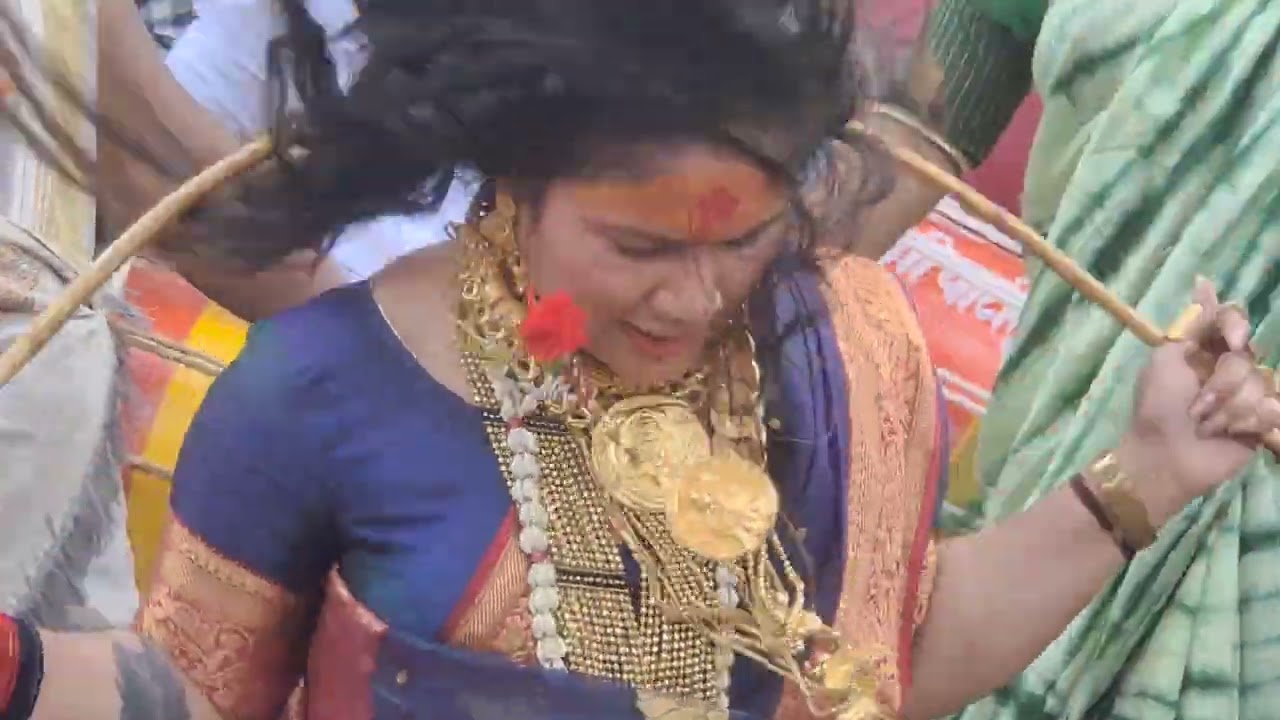 🔥काळू येत खेळती मांढर डोंगरावर 🧿 गुरुवर्य : मोनाली आई विधाते वार खेळताना 🌏