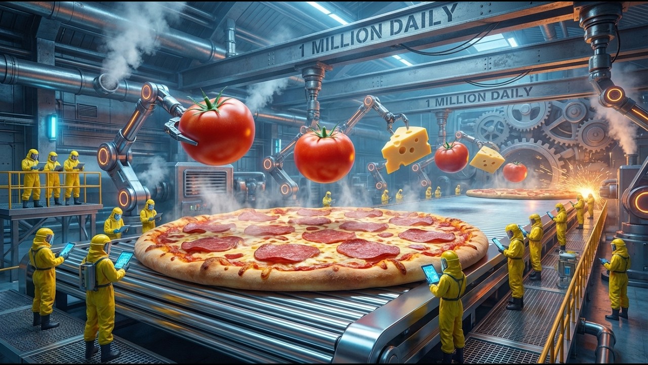 Inside A Mega Frozen Pizza Factory