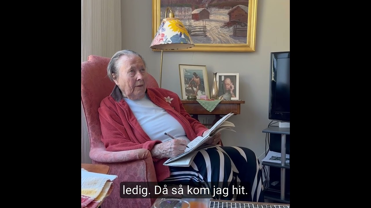 Solveig bor på äldreboendet Graninge Strand