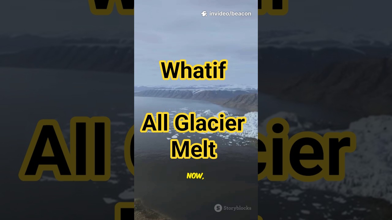 What if All Glaciers Melt? #scienceexplained #facts #experiements #funfacts #universe