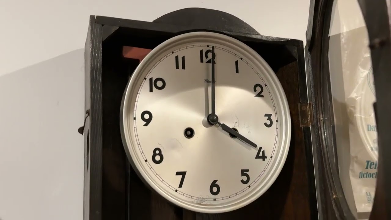 (NEW ARRIVAL!) Antique Mauthe Bim Bam Wall Clock