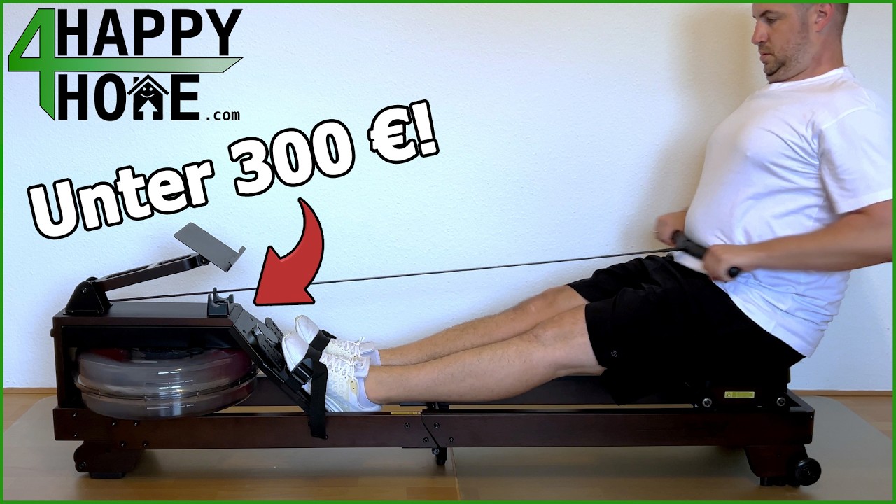 Bestes GÜNSTIGES Wasser-Rudergerät für Zuhause? 🚣‍♂️ Das neue VOWVIT V-W3 im Test [Massivholz]