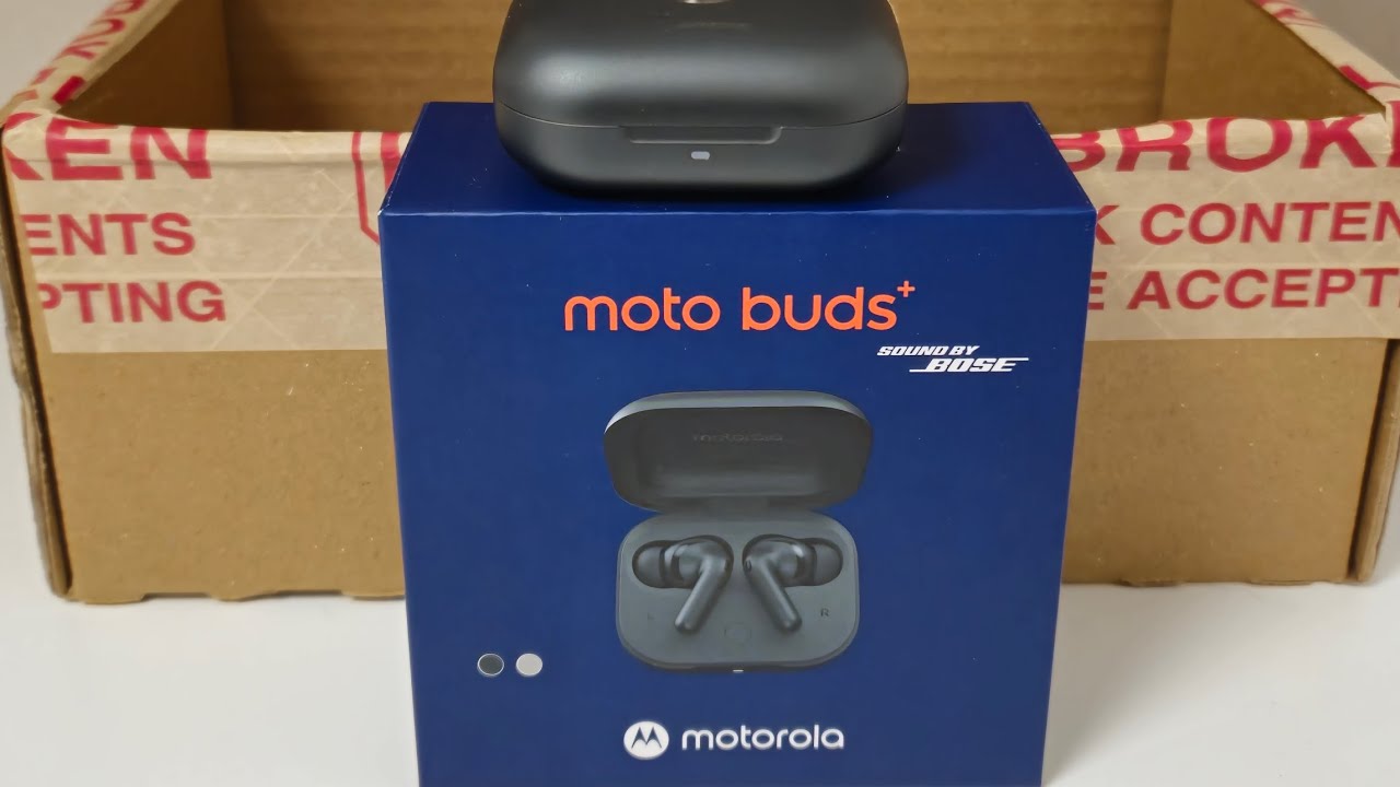 Moto buds + Sound by bose en color negro unboxing y review.