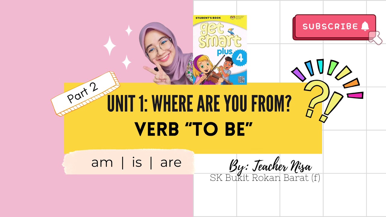 Get Smart Plus 4 | Module 1 | Where Are You From | Verb To Be | Teacher Nisa KN