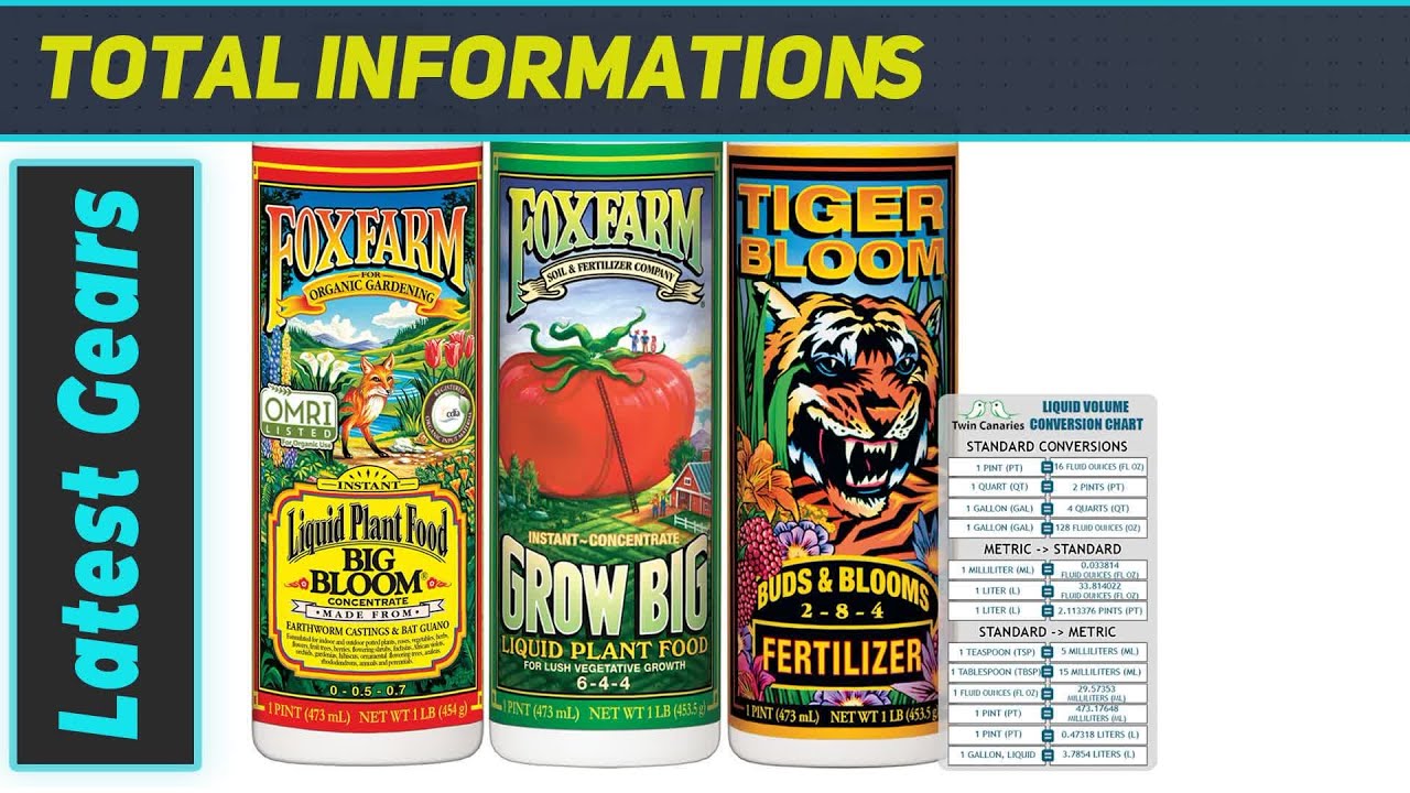 FoxFarm Liquid Nutrient Trio: Grow Big, Bloom Big!