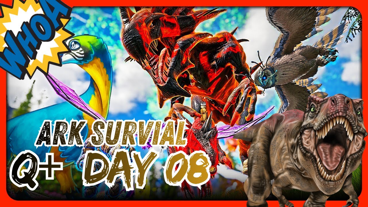 វៃមេ Alpha boss l ( Ark Survival Q+ Suprem Day 08 )