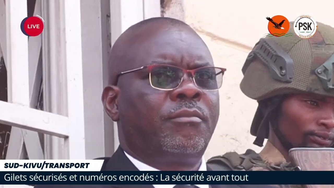 SUD-KIVU/TRANSPORT. Gilets s&eacute;curis&eacute;s et num&eacute;ros encod&eacute;s : La s&eacute;curit&eacute; avant tout.