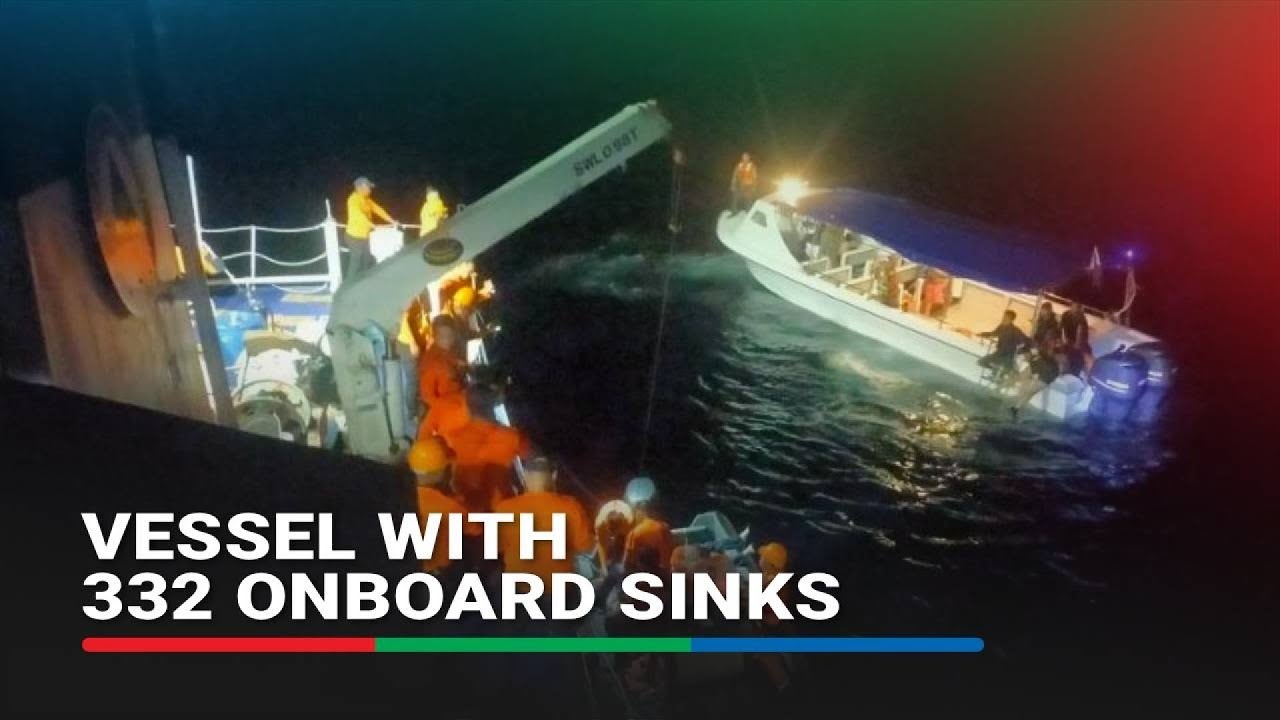Vessel with 332 onboard sinks off Basilan, rescue ongoing | ABS-CBN News