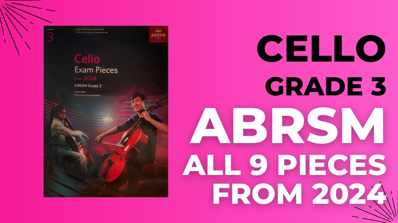 ABRSM Cello Grade 3, from 2024, All 9 Pieces I Jiyoung Choi