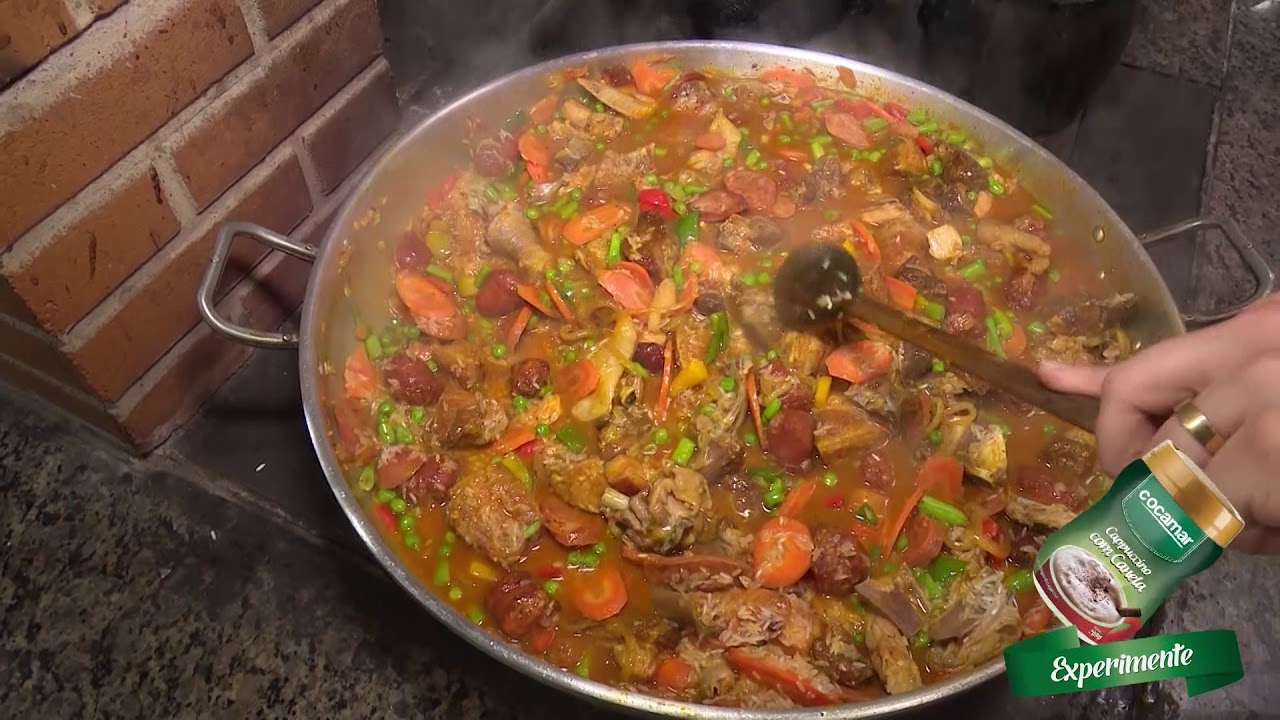 Aprenda a receita da Paella Caipira