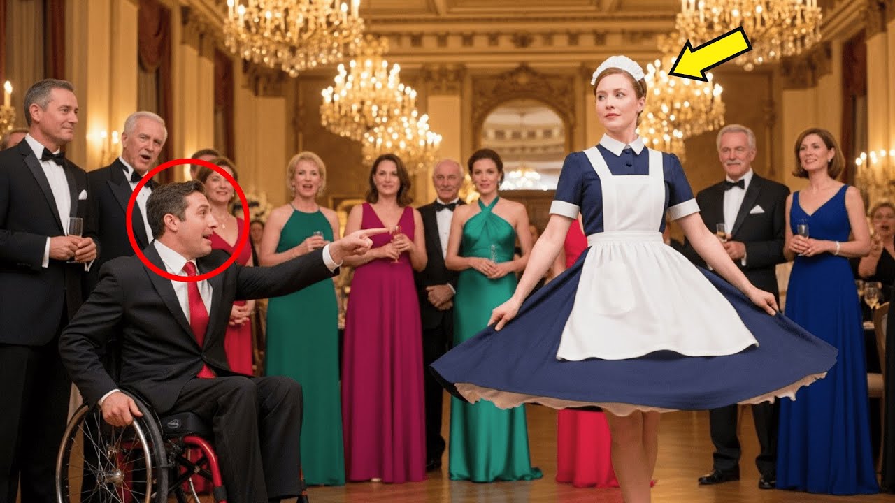 Rullstolsbunden miljardär sparkade alla… tills den nya ödmjuka hemhjälpen ändrade allt med en dans!