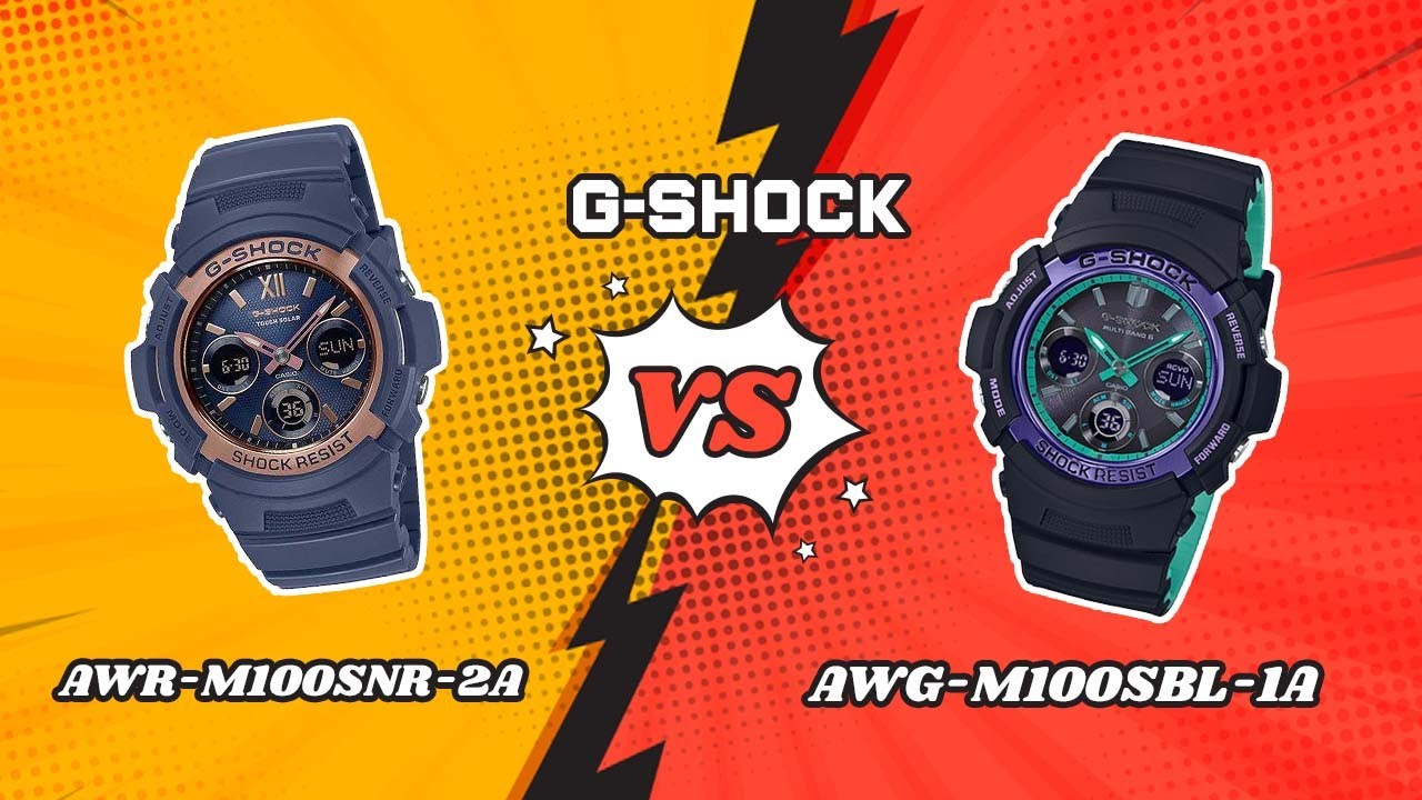 PERBEDAAN JAM TANGAN AWR-M100SNR VS AWG-M100SBL - GROSIRJAMTANGAN.COM